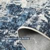 imageDintszyayue Abstract Washable Area Rug 5x7 NonSlip Soft Blue Neutral Area Rugs for Bedroom Living Room Dining Room Floor Carpet Blue 5x7Blue
