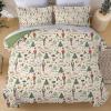 imageDintszyayue Green Christmas Duvet Cover Queen Size 3 Pieces Nutcracker Christmas Trees Reversible Comforter Cover with Zipper Closure New Year Holiday Bedding Set Decorative Not ComforterChristmas Tree
