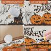 imageDintszyayue Halloween Kitchen Mats Sets 2 Piece Spooky Pumpkin Non Slip Soft Halloween Party Decor Rugs 17quotx30quot17quotx48quotSpooky Pumpkin
