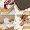 imageDintszyayue Kitchen Rugs Sets of 2 Boho Ceramic Anti Fatigue Non Slip Memory Foam Mats for Floor for Laundry Desk Bar Khaki 17quotX30quot17quotX59quot02khaki
