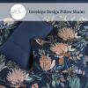 imageDintszyayue Quilt Queen Size Navy 3 Pieces Boho Floral Bedspread Bedding for Queen Size Bed Soft Lightweight Microfiber Coverlet Set for All Season Quilt with 2 PillowcasesNavy