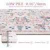 imageGreen Rugs for Living Room 5x7 Floral Washable Stain Resistant Non Slip Low Pile Carpet for Bedroom Dining Room03pink