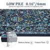 imageGreen Rugs for Living Room 5x7 Floral Washable Stain Resistant Non Slip Low Pile Carpet for Bedroom Dining Room04blue