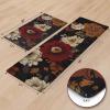 imageRugs for Kitchen Floor 2PC Waterproof Non Slip Anti Fatigue Mushrooms Butterfly Farmhouse Padded Kitchen Mats Beige 17quotx30quot17quotx48quot02black