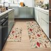 imageRugs for Kitchen Floor 2PC Waterproof Non Slip Anti Fatigue Mushrooms Butterfly Farmhouse Padded Kitchen Mats Beige 17quotx30quot17quotx48quot08khaki