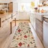 imageRugs for Kitchen Floor 2PC Waterproof Non Slip Anti Fatigue Mushrooms Butterfly Farmhouse Padded Kitchen Mats Beige 17quotx30quot17quotx48quot08khaki