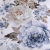 imageWONGS BEDDING Floral Quilt Set Blue Queen Size 3 Pieces Elegant Botanical Print Bedding Set for All Season Lightweight Reversible Bedspreads Coverlet Set with 2 Pillow ShamsBlue
