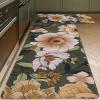 imageRugs for Kitchen Floor 2PC Waterproof Non Slip Anti Fatigue Mushrooms Butterfly Farmhouse Padded Kitchen Mats Beige 17quotx30quot17quotx48quot04green