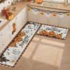 imageDintszyayue Halloween Kitchen Mats Set of 2 Cute Non Slip Soft Pumpkin Witches Black Cat Ghos Halloween Party Decor 17quotx30quot17quotx59quotSpooky Pumpkin