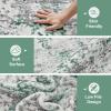 image3X5 Living Room Rug Washable Vintage Modern Non Slip Foldable Stain Under Dining Table Office Area Rugs BlackGreen