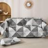 imageDintszyayue Navy Blue Quilt King Size 3 Pieces Patchwork Bedspread Bedding for King Size Bed Soft Lightweight Microfiber Geometric Coverlet Set for All Spring Quilt with 2 Pillowcases104 x90Grey
