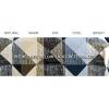imageDintszyayue Navy Blue Quilt King Size 3 Pieces Patchwork Bedspread Bedding for King Size Bed Soft Lightweight Microfiber Geometric Coverlet Set for All Spring Quilt with 2 Pillowcases104 x90Grey Blue