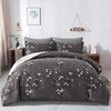 image:imageDintszyayue Comforter Set Full Size Floral Bed in a Bag Comforter Reversible Flower Plum Bedding Set Twin Size1 Comforter2 Pillowcase2 Pillow Shames1 Flat Sheet1 Fitted Sheet