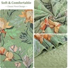 image:imageDintszyayue Quilt Queen Size Blue 3 Pieces Boho Floral Bedspread Bedding for Queen Size Bed Soft Lightweight Microfiber Coverlet Set for All Season Quilt with 2 PillowcasesGreen