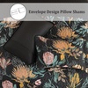 image:imageDintszyayue Quilt Queen Size Blue 3 Pieces Boho Floral Bedspread Bedding for Queen Size Bed Soft Lightweight Microfiber Coverlet Set for All Season Quilt with 2 PillowcasesBlack