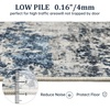 image:imageDintszyayue 2x6 Runner Rug Abstract Washable NonSlip Soft Area Rugs for Hallway Laundry Room Bedroom Blue
