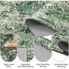 image:imageDintszyayue 2x6 Runner Rug Abstract Washable NonSlip Soft Area Rugs for Hallway Laundry Room Bedroom Green